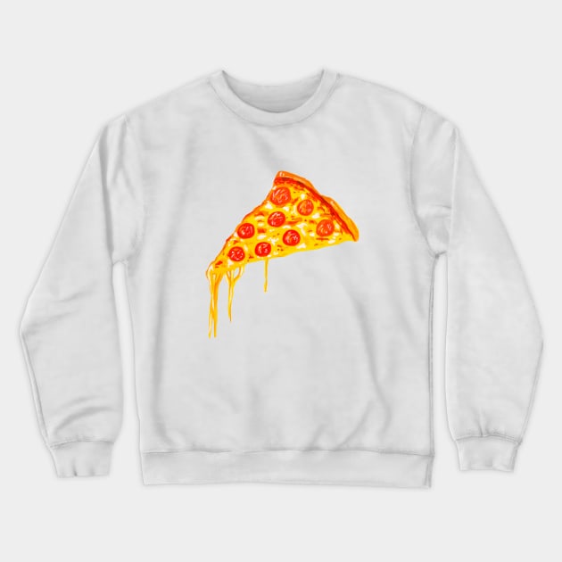 Pizza Time Crewneck Sweatshirt by IntraSomnium